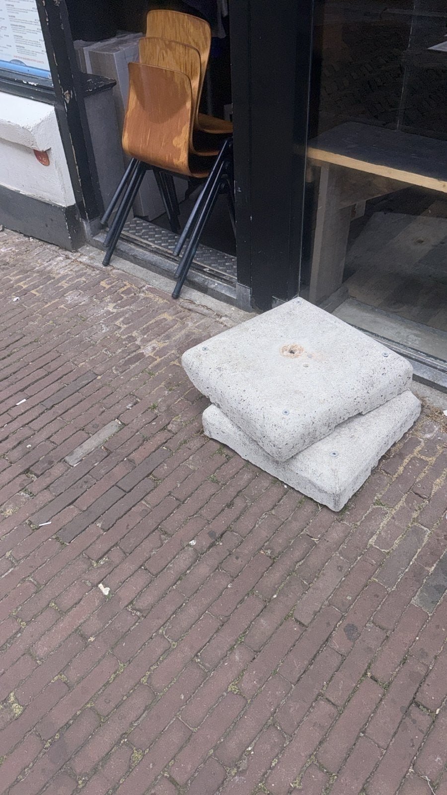 Parasolvoeten, Ophalen, Gebruikt, Minder dan 1 meter, Parasolvoet