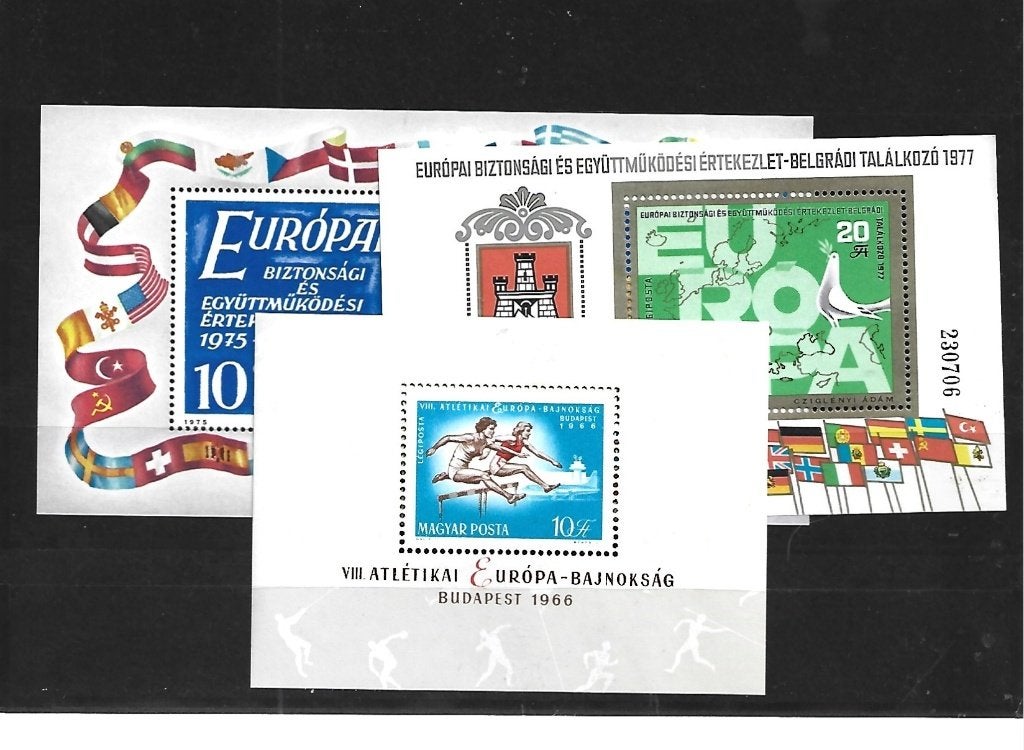 NR 706 HONGARIJE 3 BLOKKEN POSTFRIS, Postzegels en Munten, Postzegels | Europa | Hongarije, Verzenden, Postfris
