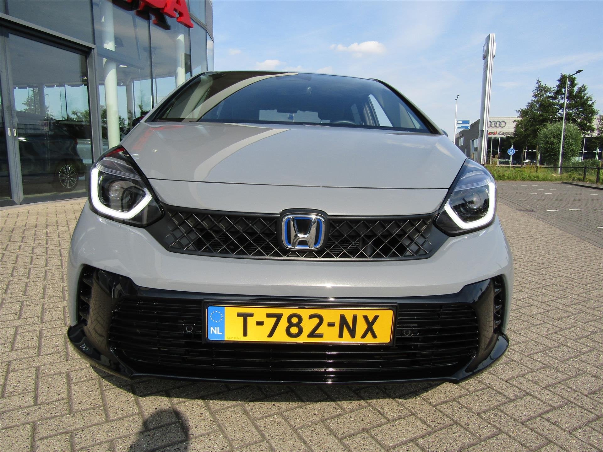 Honda Jazz 1.5 i-MMD 122pk Hybrid CVT Advance Sport, Auto's, 4 cilinders, Leder en Stof, Origineel Nederlands, Bedrijf