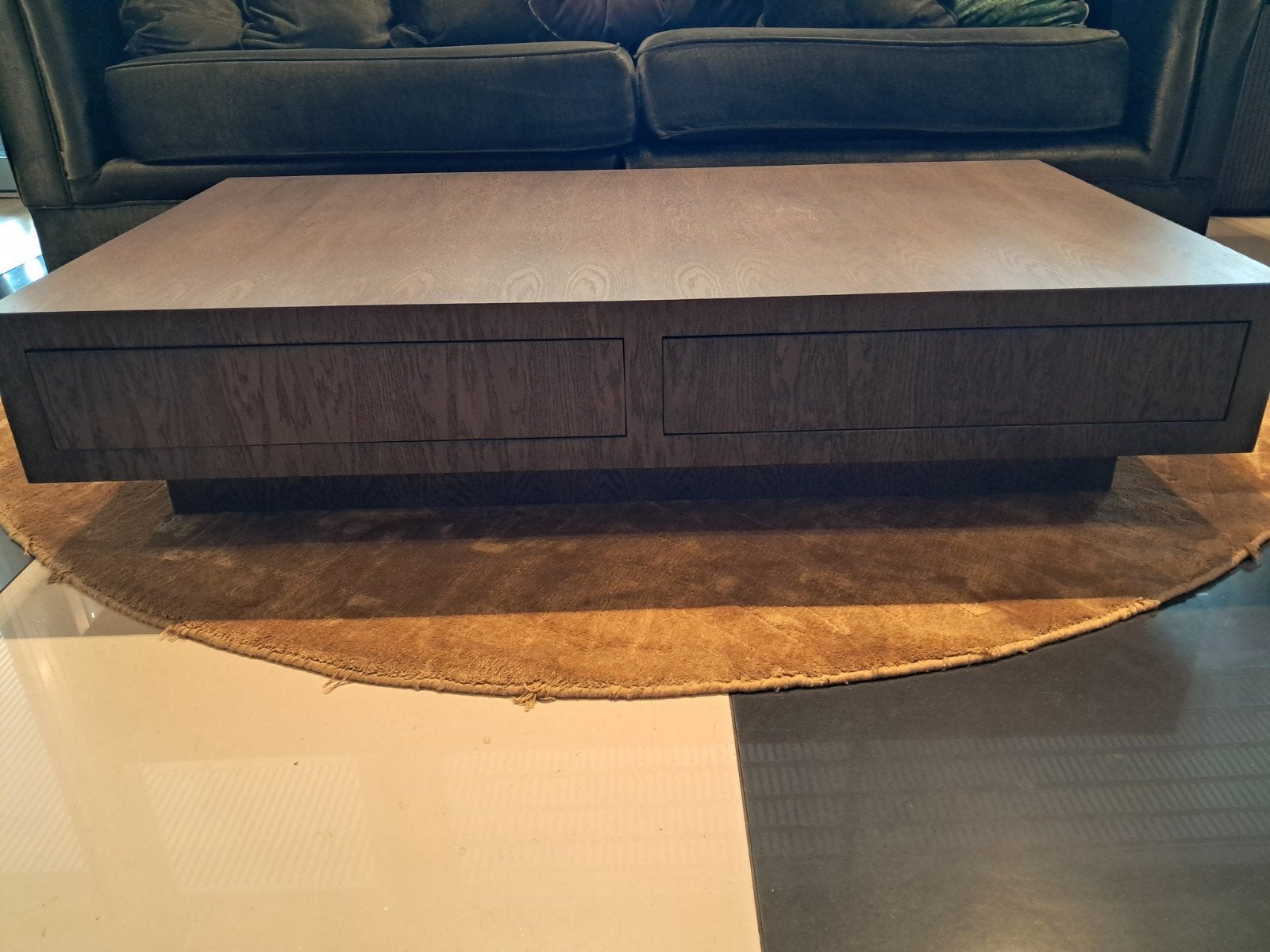 Salon tafel VAN €1299 VOOR €329, Ophalen, Gebruikt, 100 tot 150 cm, Eikenhout