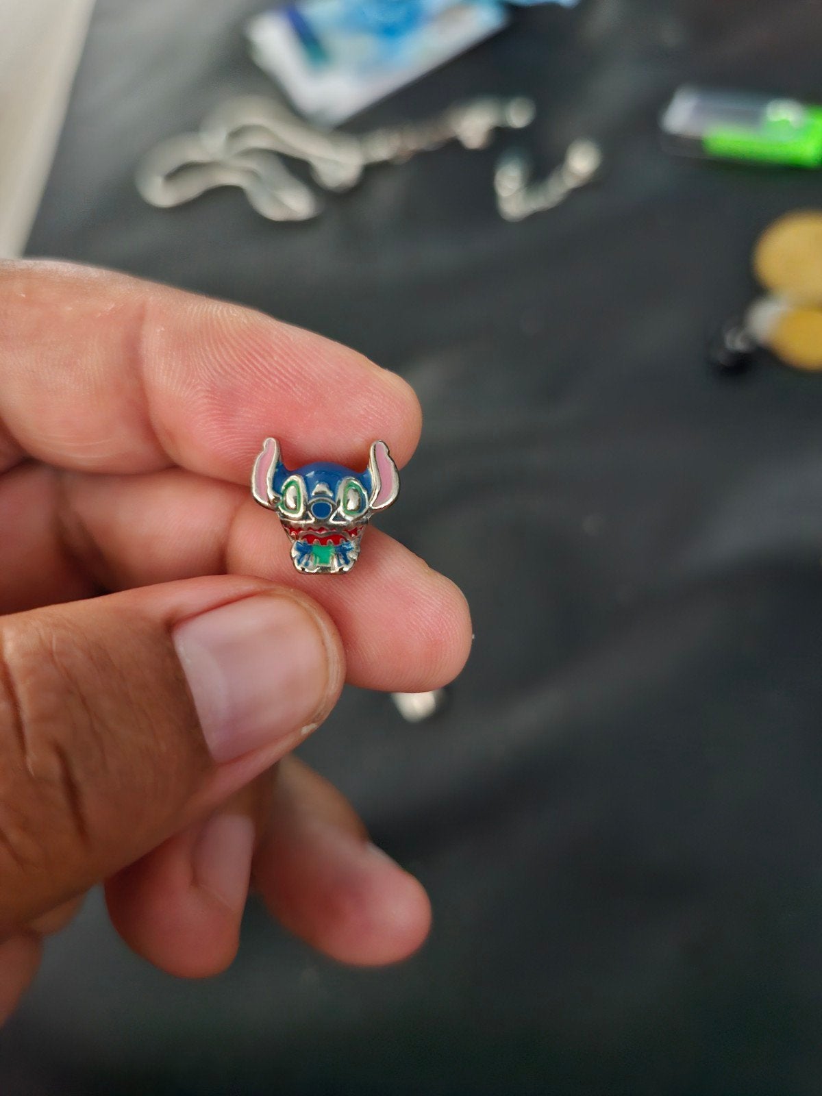 Stitch bedel - Disney Lilo & Stitch, Sieraden, Tassen en Uiterlijk, Bedels, Ophalen, Zo goed als nieuw, Pandora