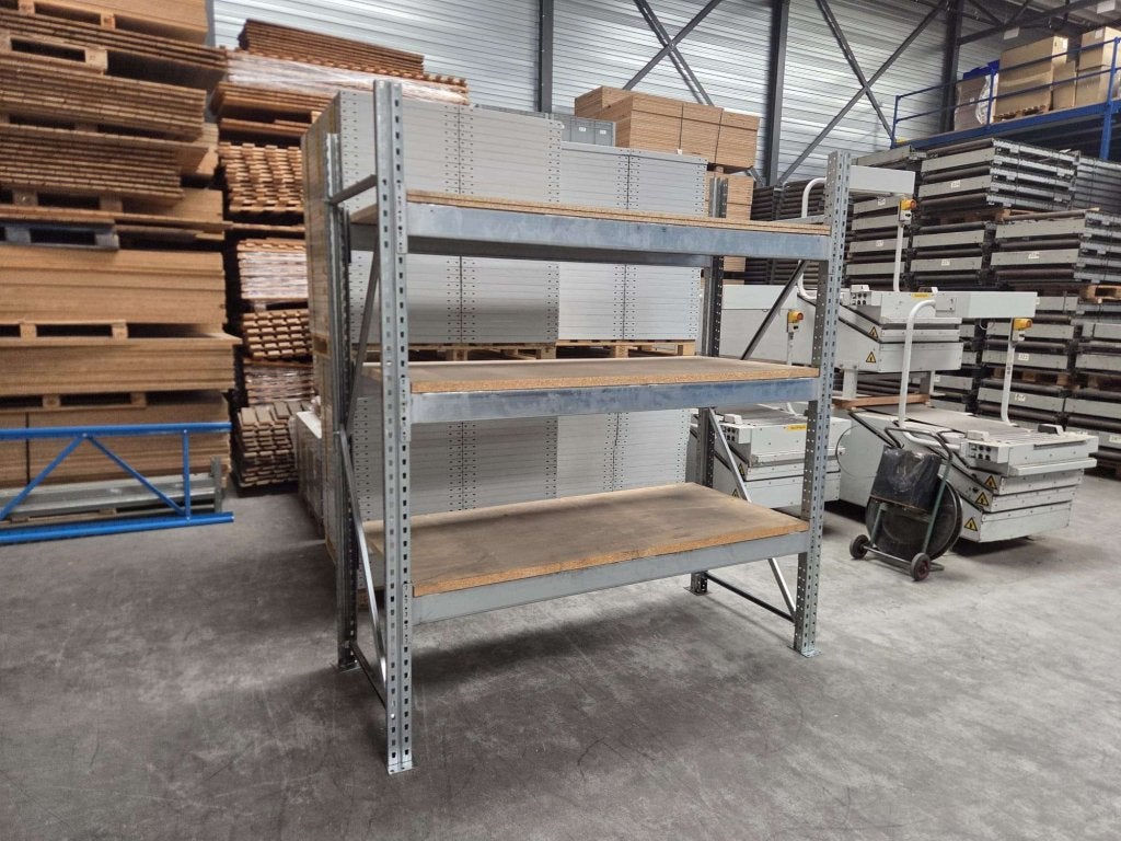 Partij Dexion P90 grootvakstelling / palletstelling, HMS Magazijninrichtingen BV, Zo goed als nieuw, Info@hmsmagazijninrichtingen.nl