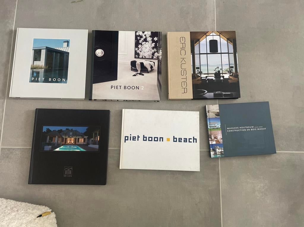 Piet Boon & Eric Kuster Design Boeken Collectie, Ophalen of Verzenden, Gelezen, Architectuur algemeen