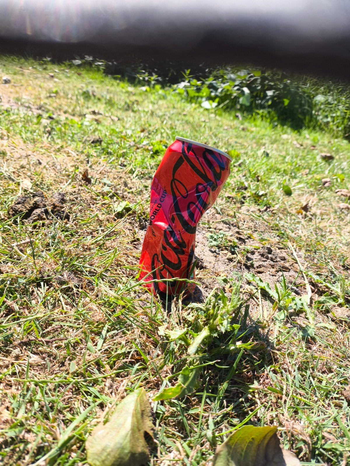 Legendarisch voetbal Coca-Cola blikje met statiegeld, Verzamelen, Ophalen of Verzenden, Gebruikt