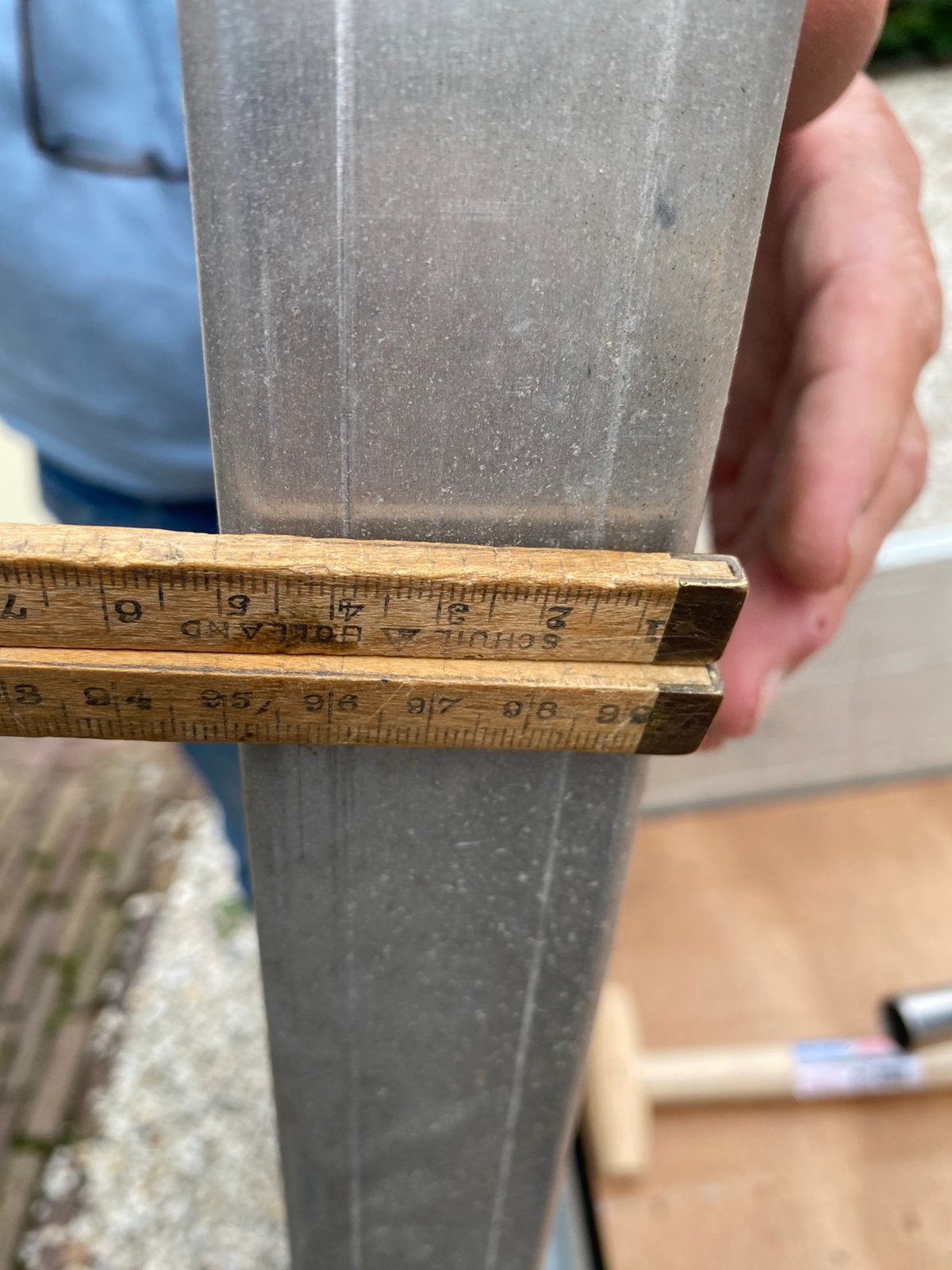 Tekoop aluminium rij platen, Doe-het-zelf en Verbouw, Ophalen, Zo goed als nieuw, Aluminium