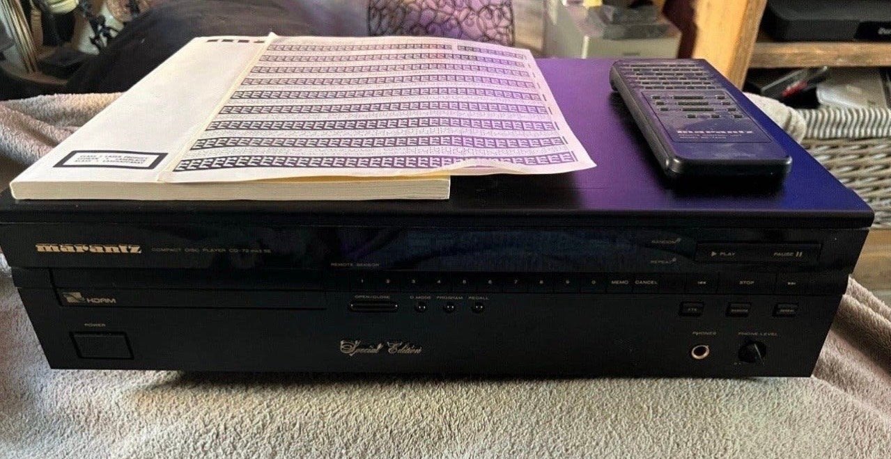 Marantz CD-72 mkII SE Compact Disc Speler, special edition, Ophalen of Verzenden, Zo goed als nieuw, Marantz