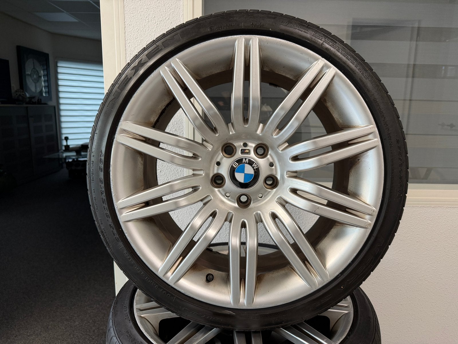 Dikke 19” BMW Frankfurt Style 172M Breedset! E60 E61 E63, Auto-onderdelen, Banden en Velgen, 19 inch, Gebruikt, Banden en Velgen