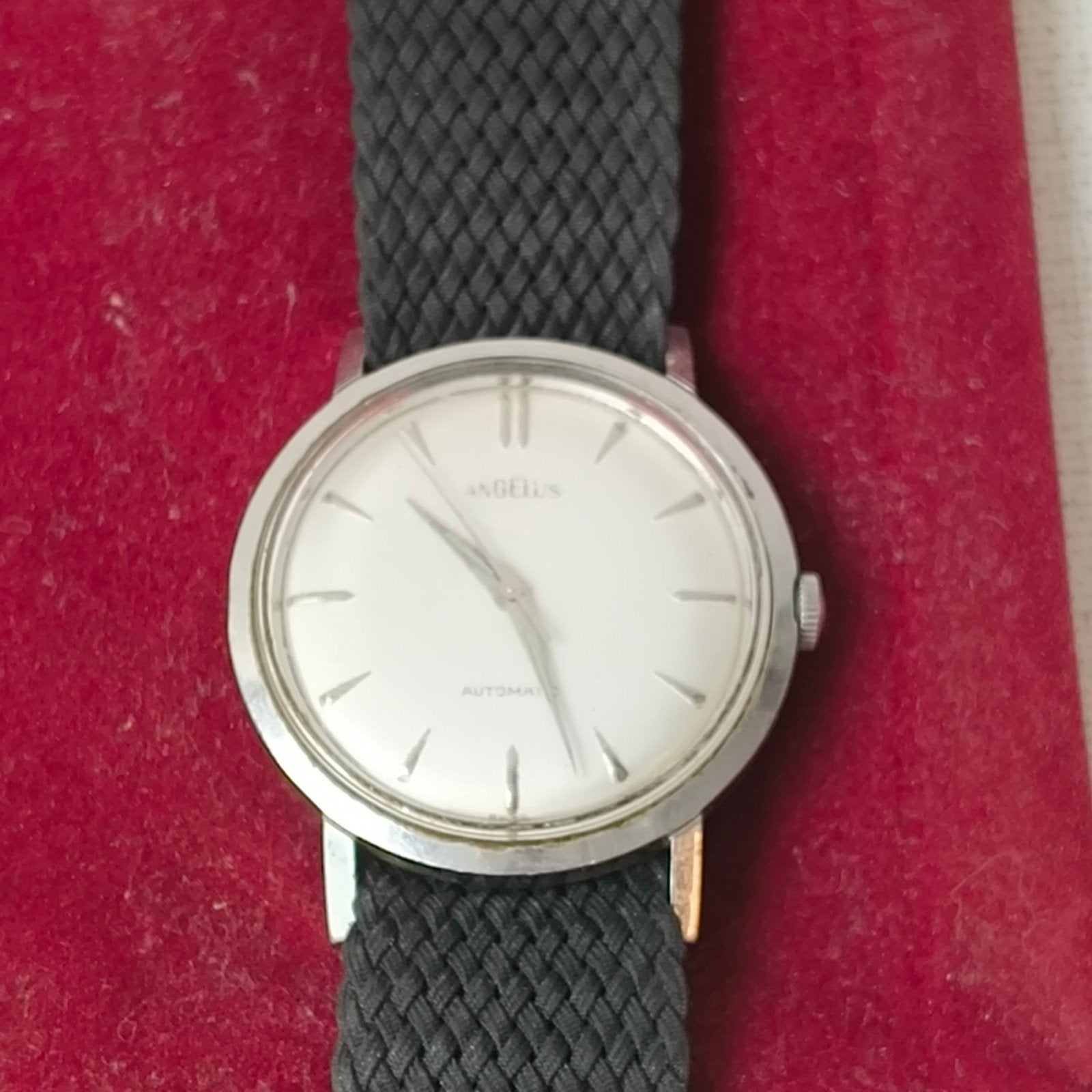 Angelus Automatic jaren 50/60, Ophalen of Verzenden, Staal, Overige merken, 1960 of later