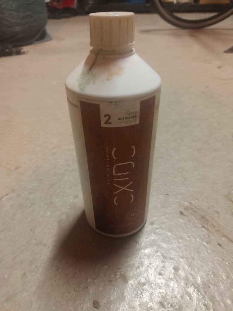 Cortenstaal activator 0,5 liter, Ophalen, Gebruikt