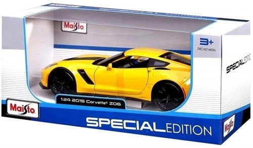 Chevrolet Corvette Z06 2015 Maisto 1:24, Ophalen of Verzenden, Nieuw, Auto, Maisto