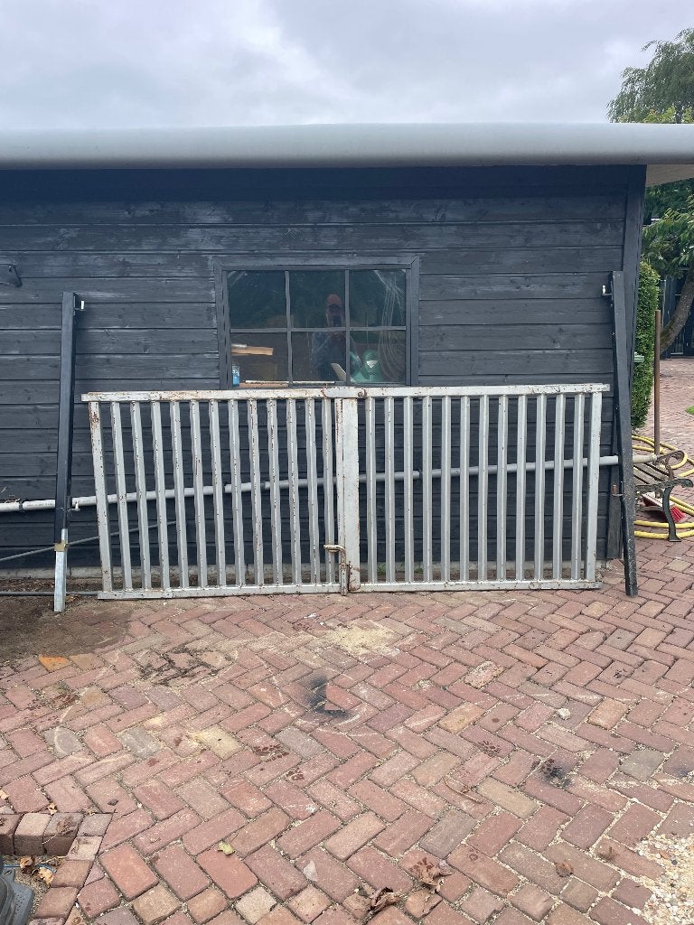 IJzeren poort, Tuin en Terras, Tuinpoorten, Ophalen, Gebruikt, 100 tot 150 cm, IJzer