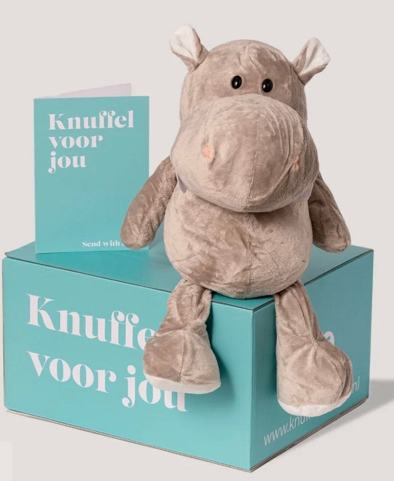 Renzo het nijlpaard knuffel, Overige merken, Overige karakters, Overige typen, Grijs