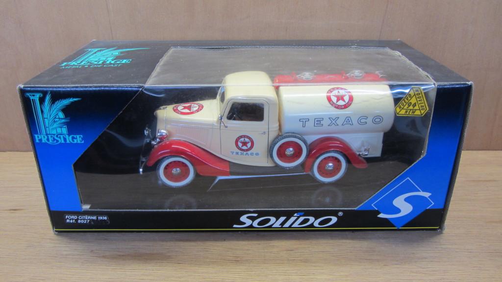 Solido Ford Citérne : kleine tankwagen Texaco - 1/18 - 8027, Ophalen of Verzenden, Zo goed als nieuw, Auto, Solido
