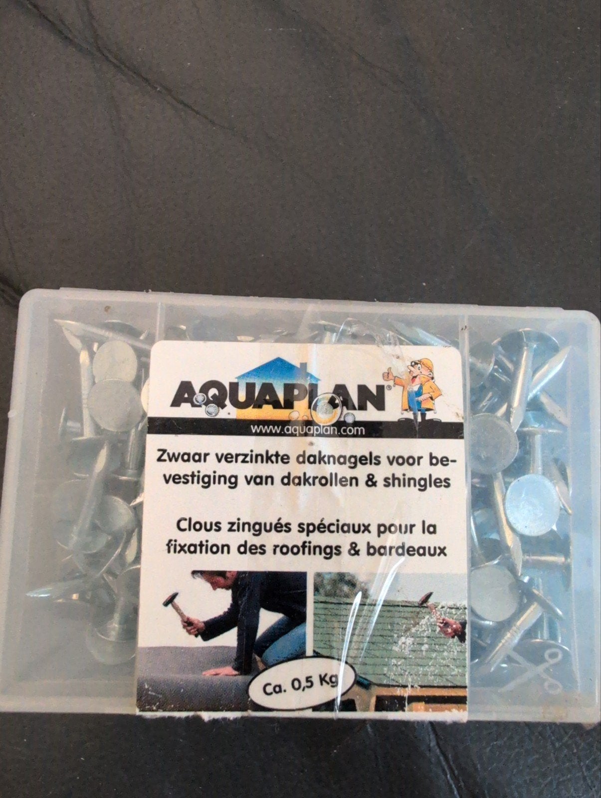Aquaplan Verzinkte Daknagels voor Dakrollen & Shingles, Ophalen of Verzenden, Nieuw, Spijkers