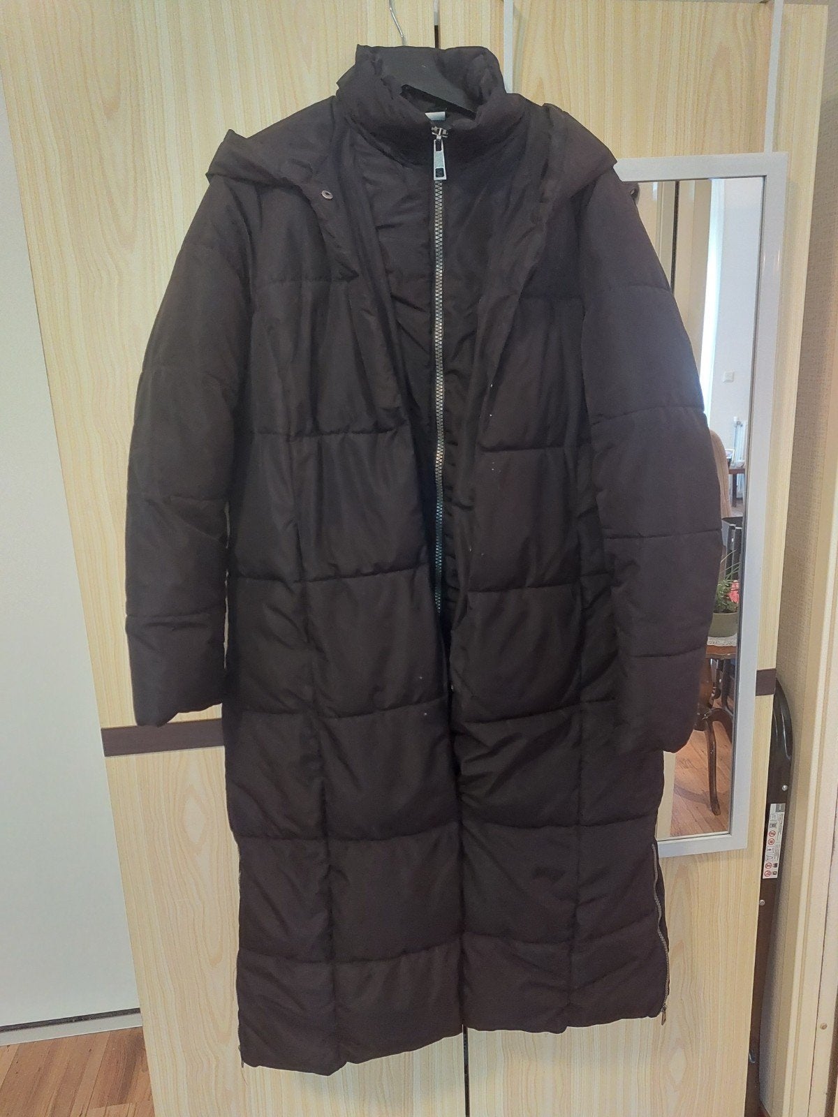 Winterjas maat 40, Kleding | Dames, Ophalen, Zo goed als nieuw, Maat 38/40 (M), Wit