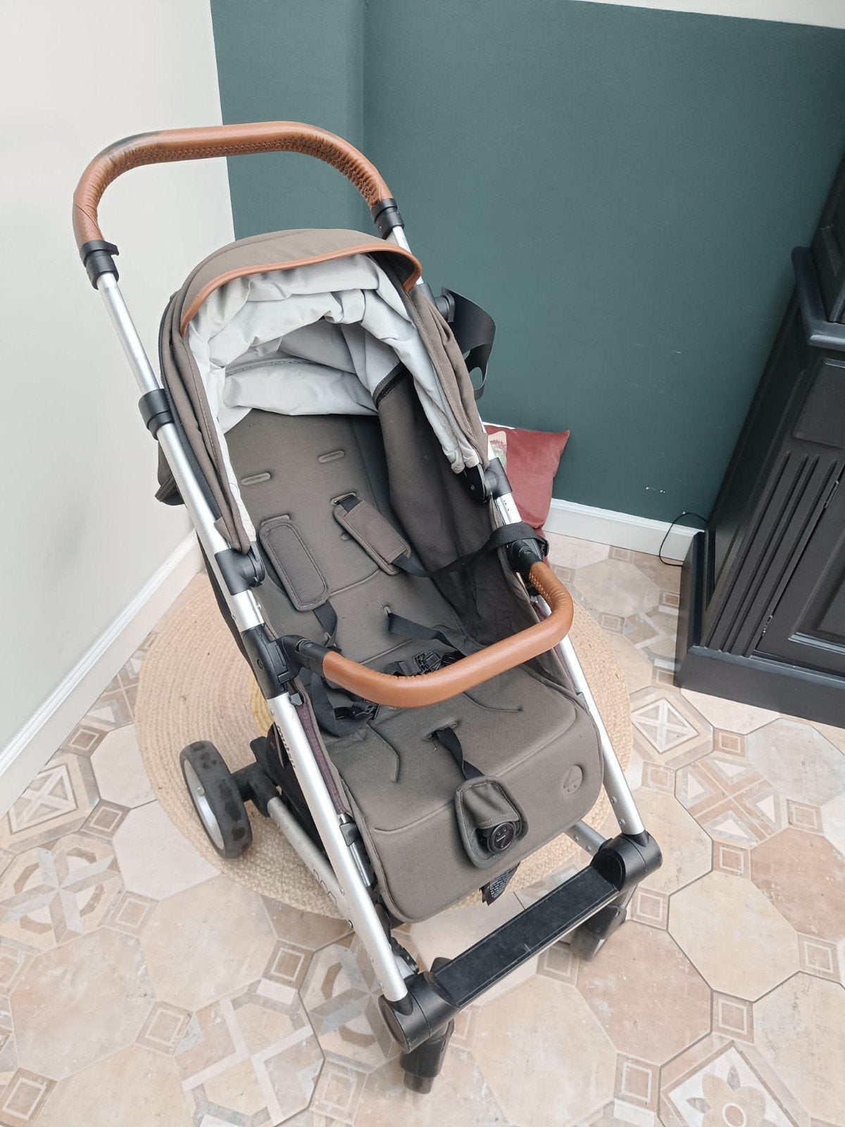 Mutsy  kinderwagen met regenhoes en zonnekap, Ophalen, Gebruikt, Overige merken, Regenhoes