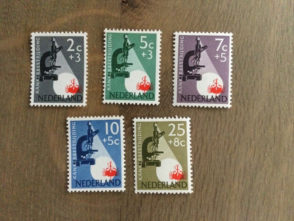 nederland NVPH 661-665 postfris, Ophalen of Verzenden, Postfris