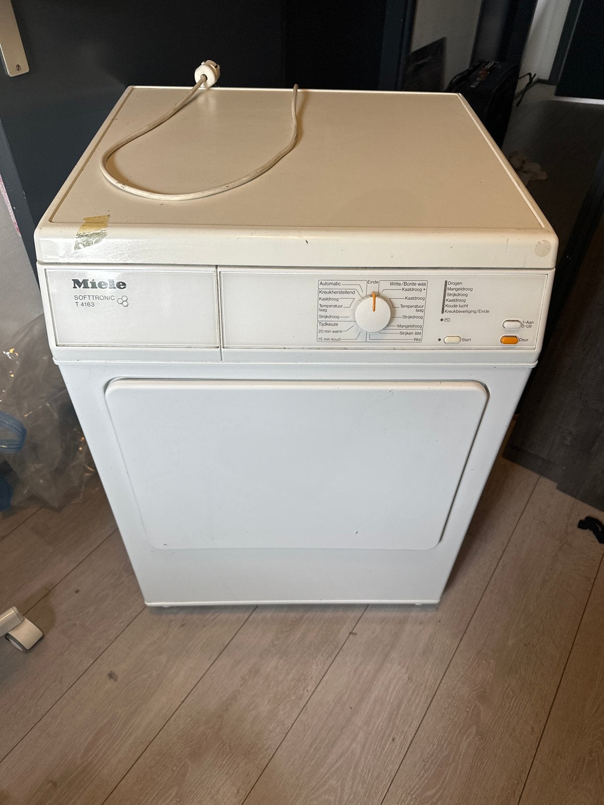 Miele Softtronic T 4163 droger - weinig gebruikt, Ophalen, 6 tot 8 kg, Zo goed als nieuw, Voorlader
