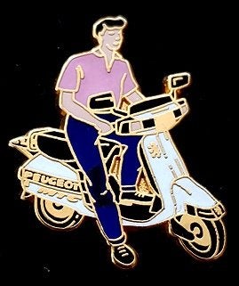 Peugeot scooter pin- emaille, Verzenden, Nieuw, Transport, Speldje of Pin