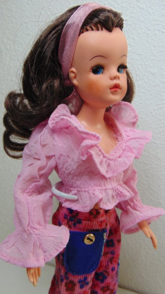1974 Barbie Sindy Lovely Lively-pop, Ophalen of Verzenden, Gebruikt, Pop