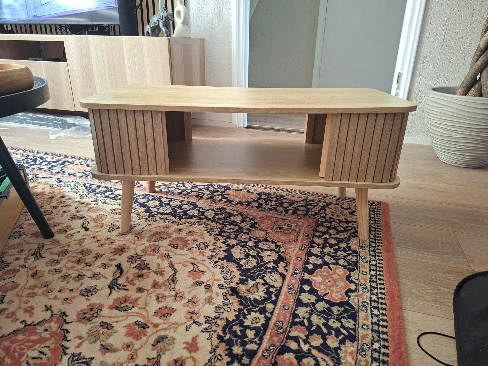 leuke licht eiken salontafel, Huis en Inrichting, Complete inboedels, Ophalen