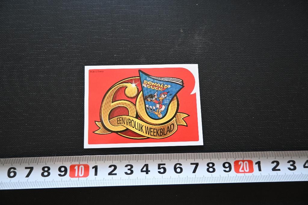 sticker panini disney strip donald duck 60 jaar vrolijk week, Ophalen, Zo goed als nieuw