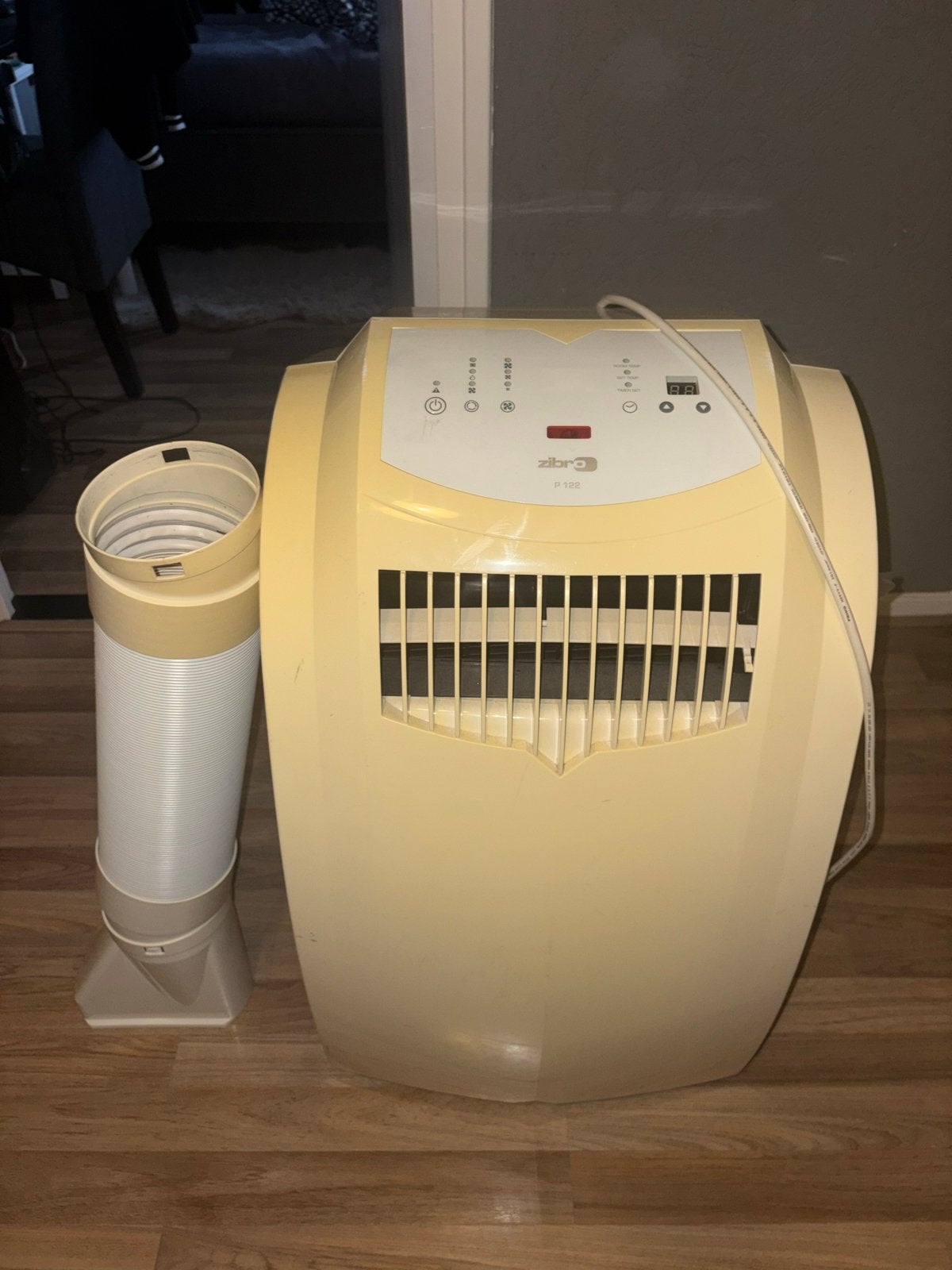 ZIBRO P122 Mobiele Airco - Koel en Ontvochtig, Witgoed en Apparatuur, Ophalen, Gebruikt, Minder dan 60 m³, 3 snelheden of meer