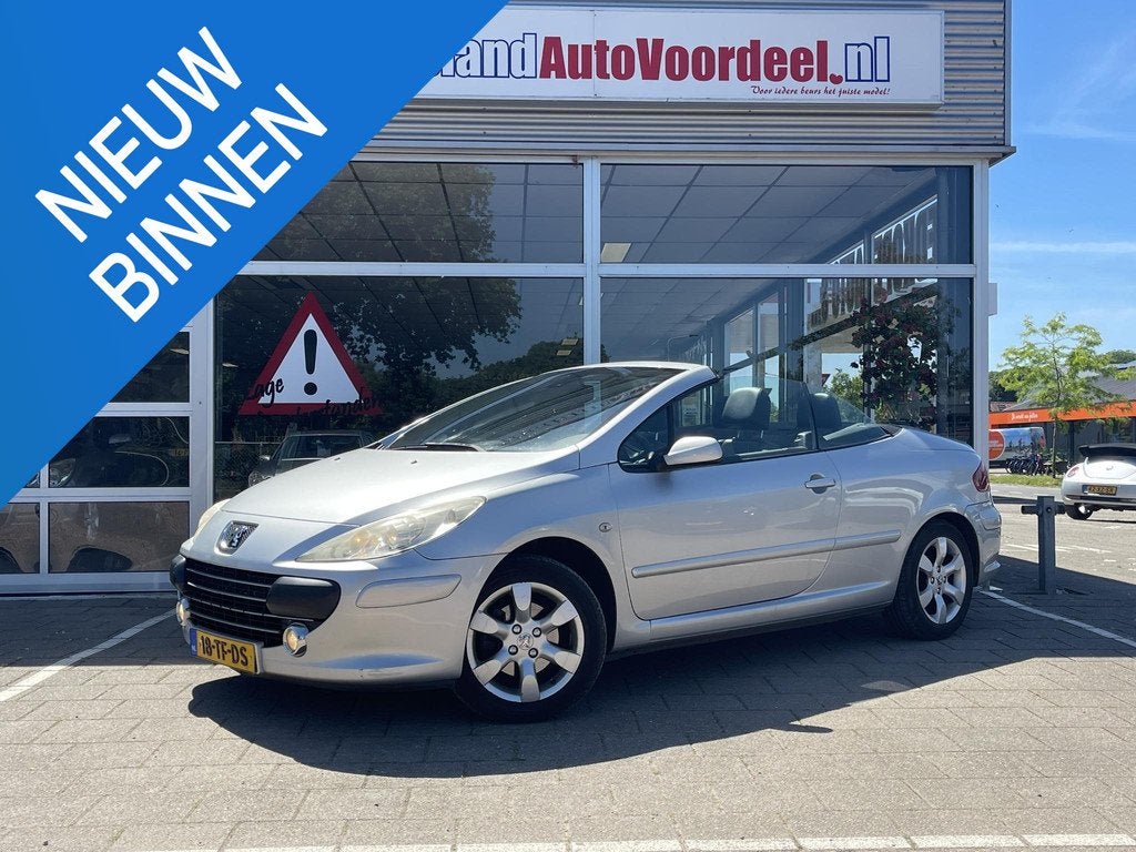 Peugeot 307 CC 1.6-16V /Cruise/Clima/Leder/PDC achter/, Auto's, Peugeot, Bedrijf, Te koop, ABS, Airbags, Airconditioning, Alarm