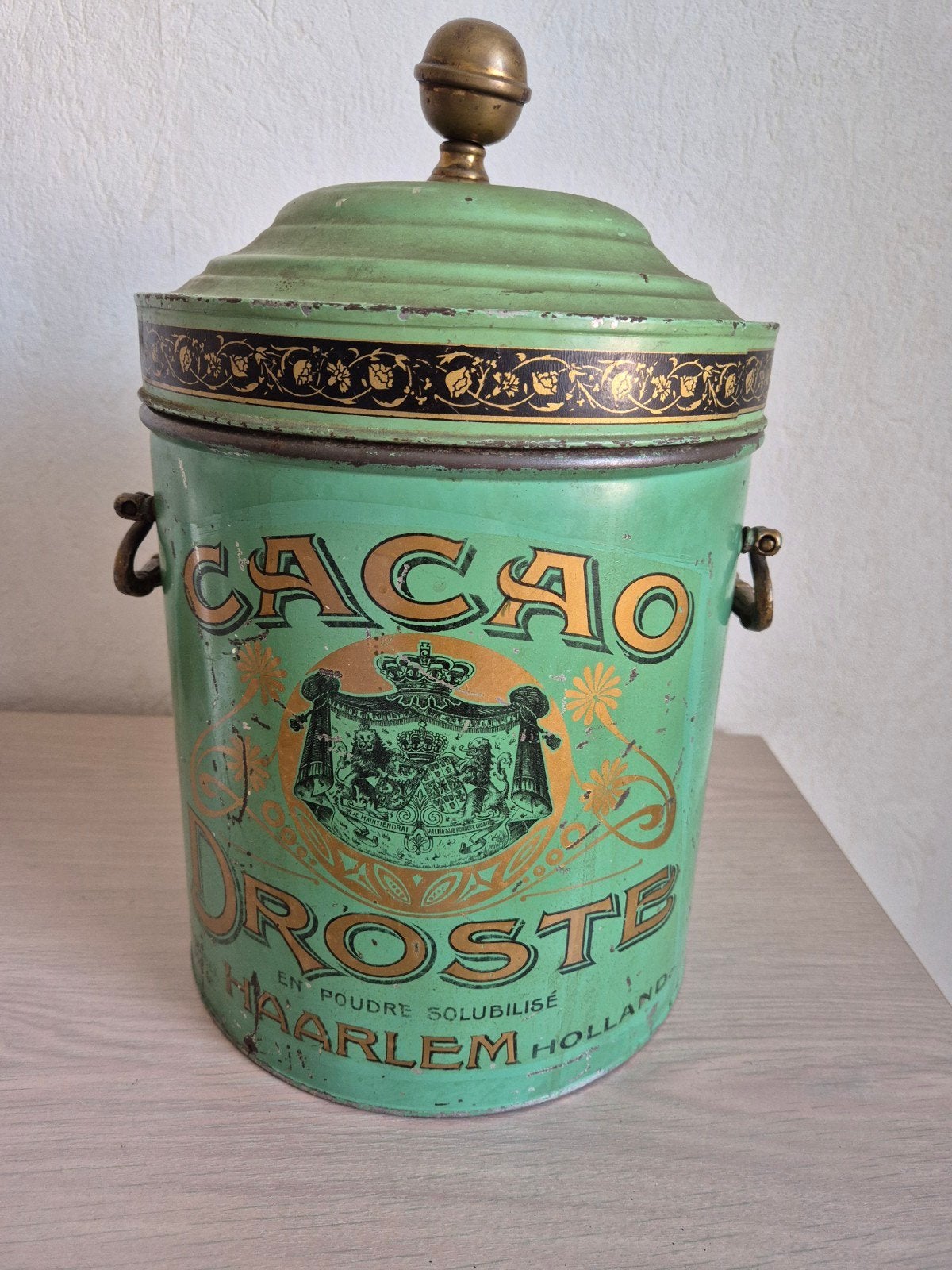 Droste tonnetje groen, Ophalen of Verzenden, Overige, Droste