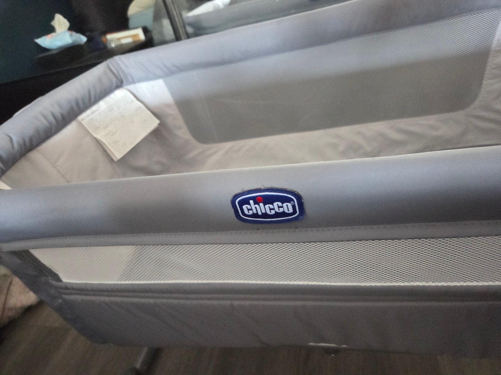 Chicco Next2Me co-sleeper - grijs, Ophalen, Gebruikt, Wieg