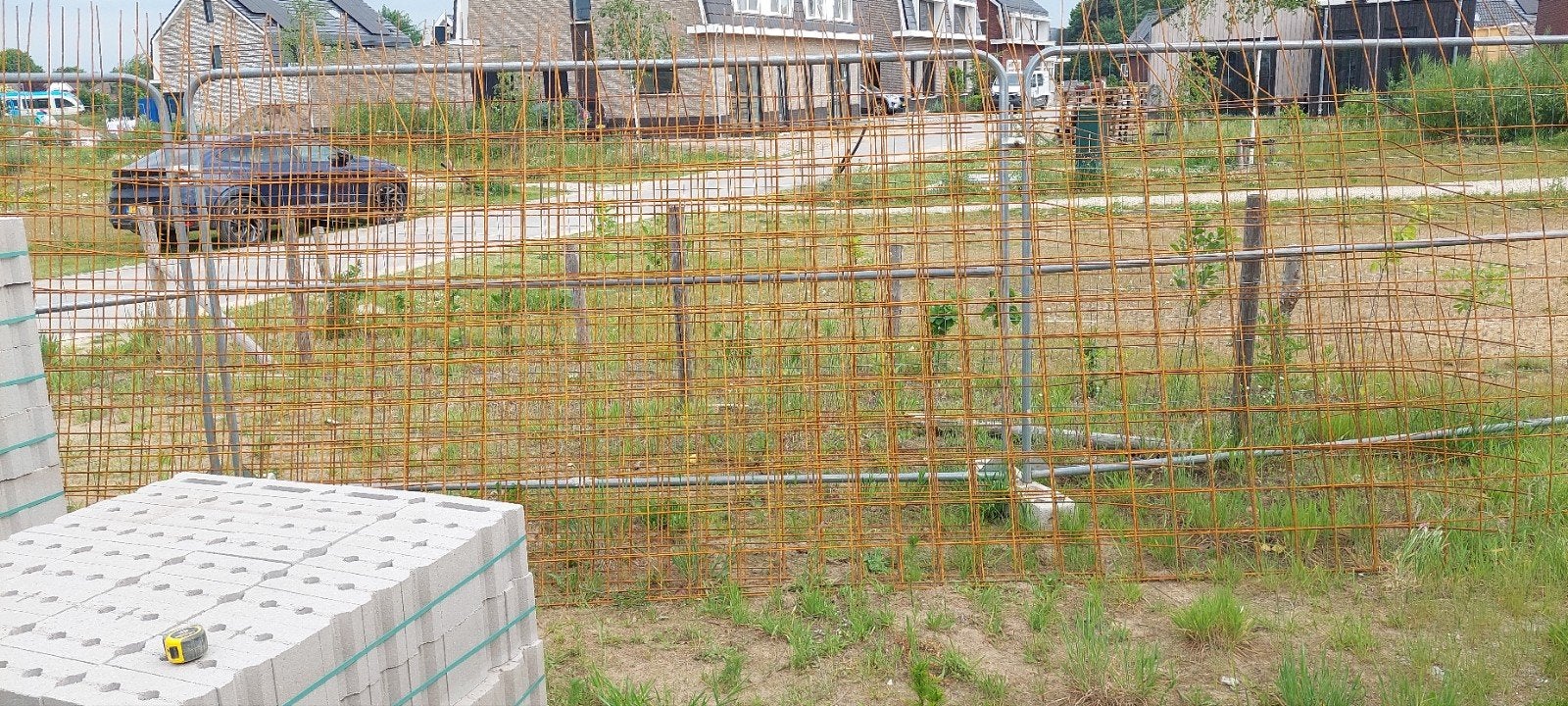 Bouwstaalmatten 150x150 circa 40m2, Doe-het-zelf en Verbouw, Metalen, Ophalen