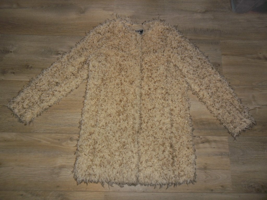 Summum Woman Beige Teddy Winterjas Met Drukknopen Maat 40, Maat 38/40 (M), Summum Woman, Beige, Nieuw