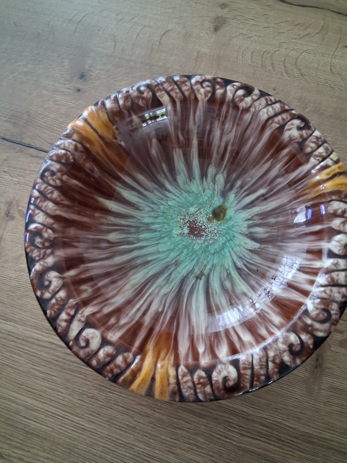 Antieke Jasba Schaal West Germany - 27cm Doorsnee, Ophalen