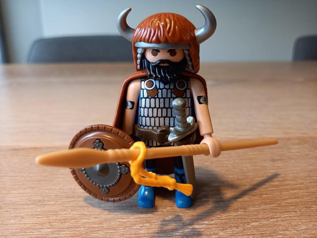 Playmobil Stoere Barbaar ridder - 4677 COMPLEET, Ophalen of Verzenden, Zo goed als nieuw, Complete set