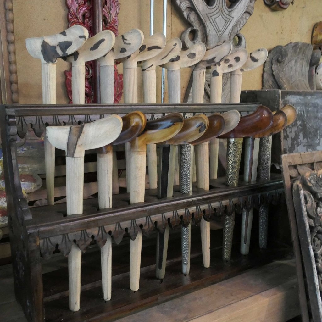 Keris schedes WR7 mooi hout Pelet Warangka Kris Indonesie
