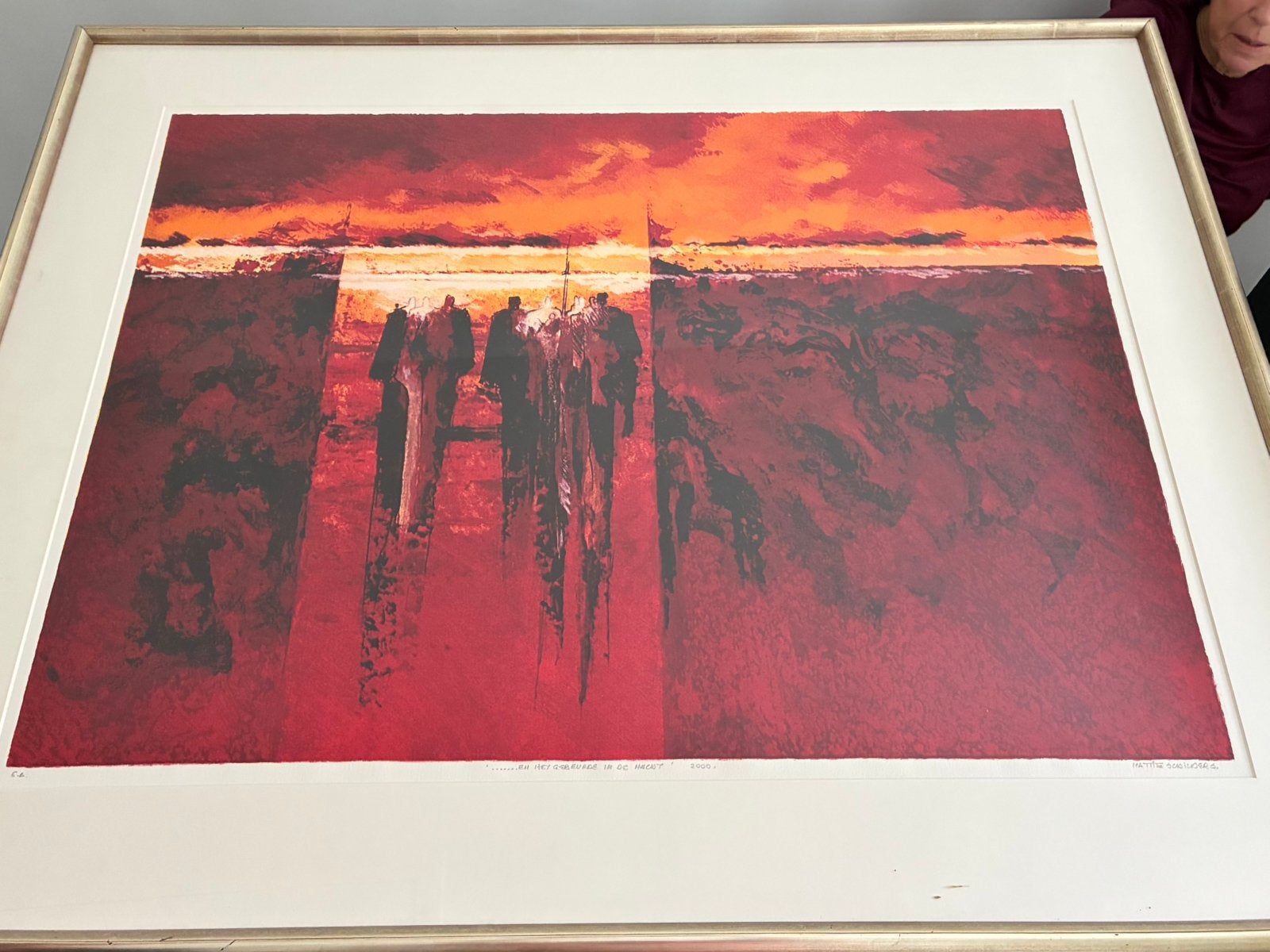Schilderij - Mattie Schilders - en het gebeurde in de nacht, Ophalen