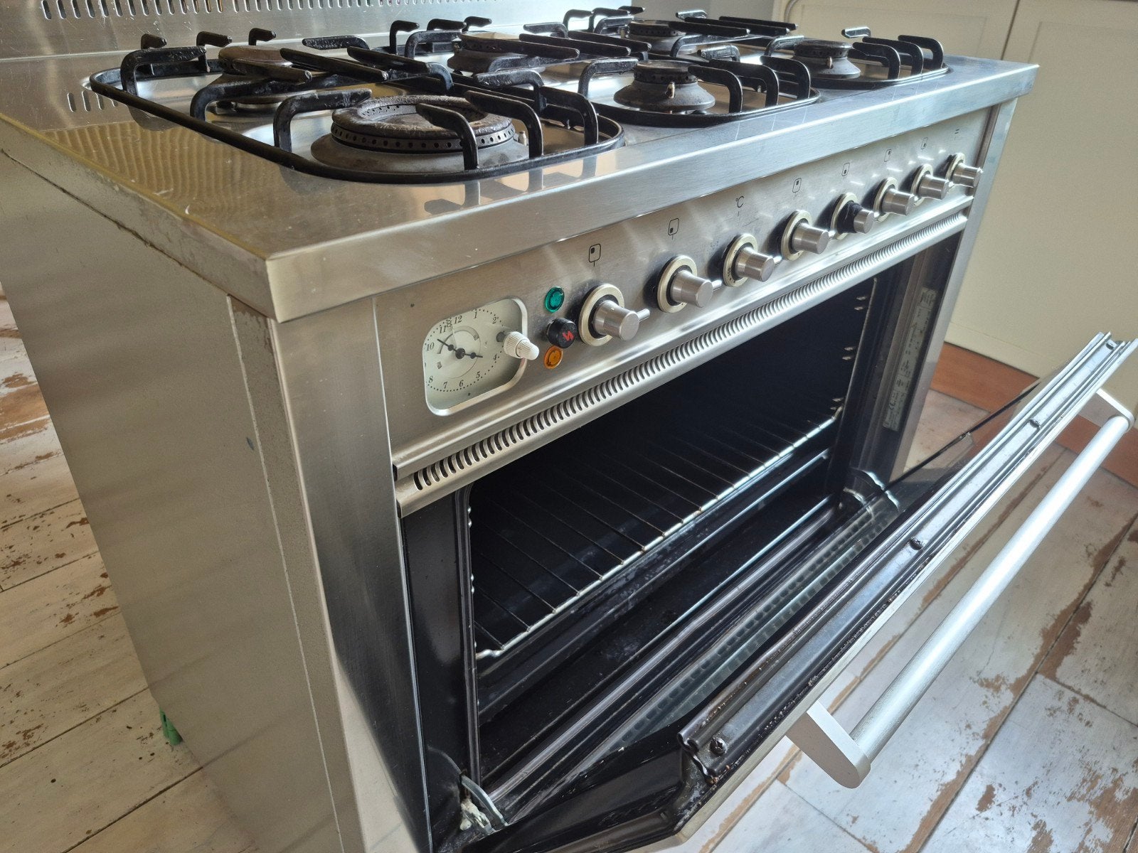Boretti gasfornuis, Gebruikt, 60 cm of meer, Ophalen of Verzenden, Gas