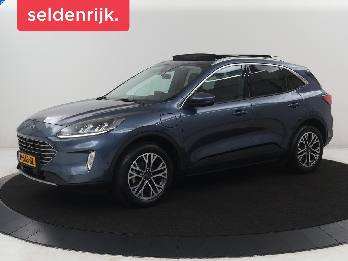 Ford Kuga 2.5 PHEV Titanium | SOH 97,4% | Camera | Trekhaak, Auto's, Gebruikt, Euro 6, 4 cilinders, Blauw
