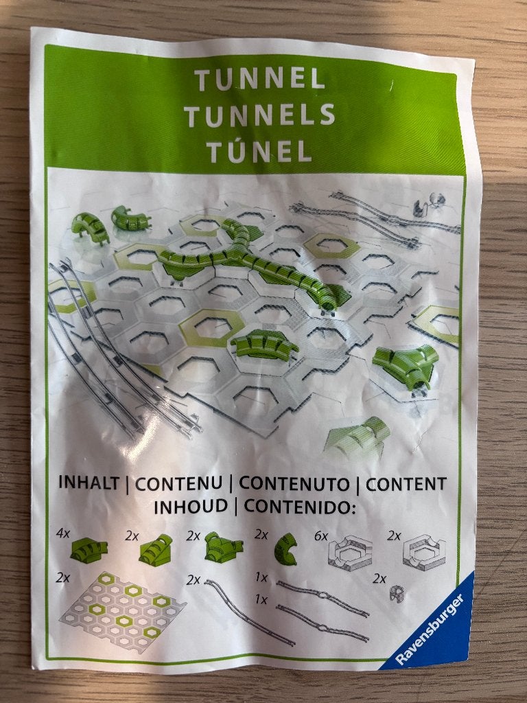 GraviTrax  Uitbreiding - Tunnels, Ophalen of Verzenden, Zo goed als nieuw