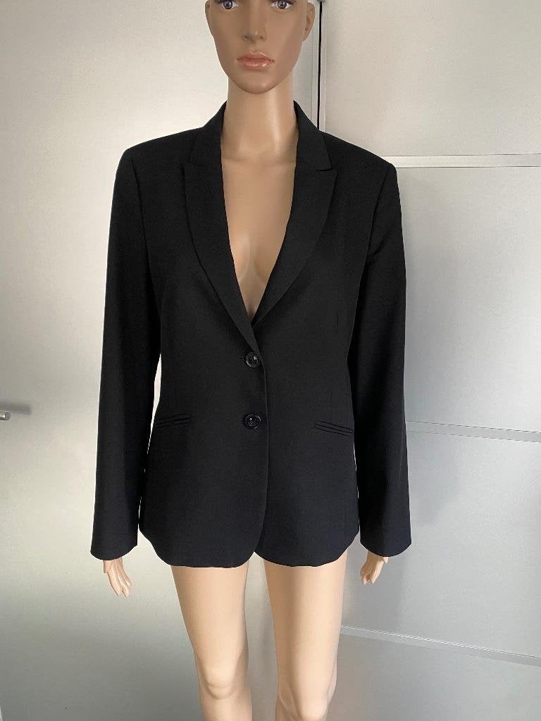 K48 Gerry Weber maat 40=M jasje blazer colbert zwart, Maat 38/40 (M), Zwart, Ophalen of Verzenden, Zo goed als nieuw