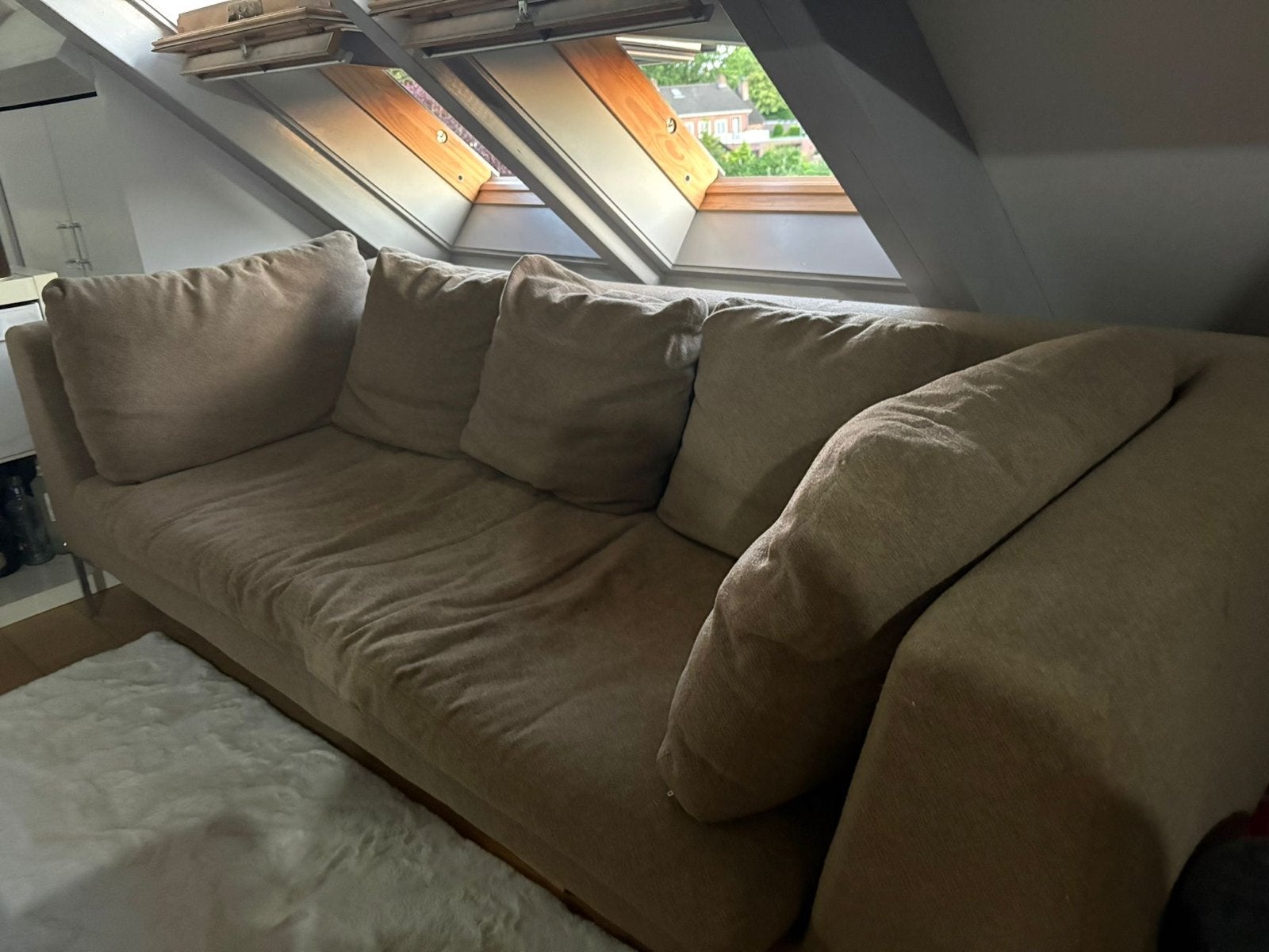B&B Italia Charles bank van Antonio Citterio, Ophalen, Gebruikt, Driepersoons, 75 tot 100 cm