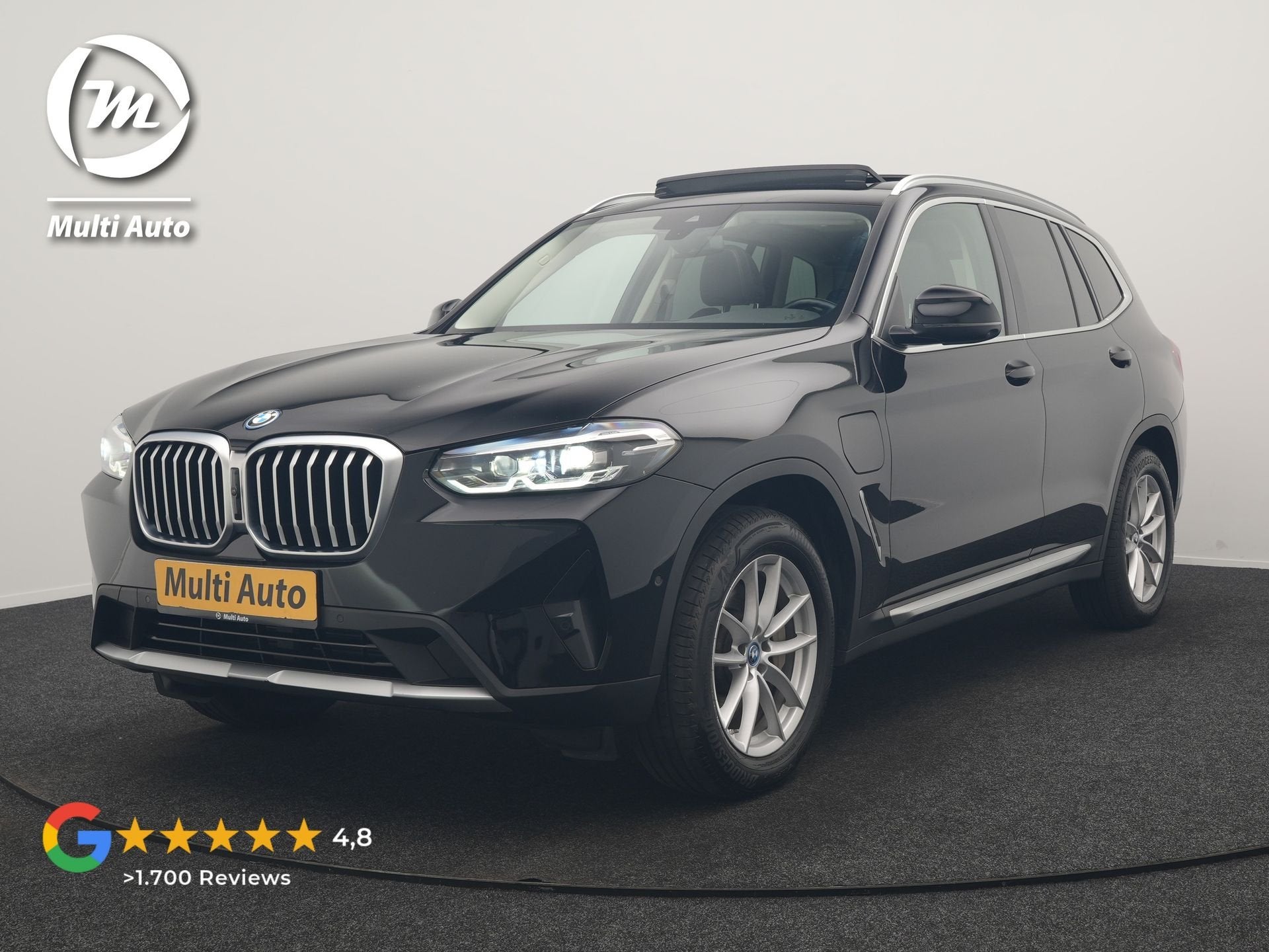 BMW X3 xDrive30e Advantage FACELIFT PHEV 293pk Dealer O.H. |, Auto's, BMW, Automaat, Gebruikt, Zwart, 2000 kg