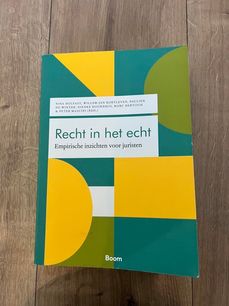Recht in het echt, Boeken, Wetenschap, Zo goed als nieuw, Sociale wetenschap, Ophalen of Verzenden