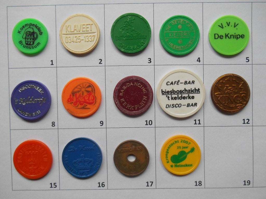 Consumptiemunten K - L - M LEES DE BESCHRIJVING, Ophalen of Verzenden, Overige materialen, Nederland