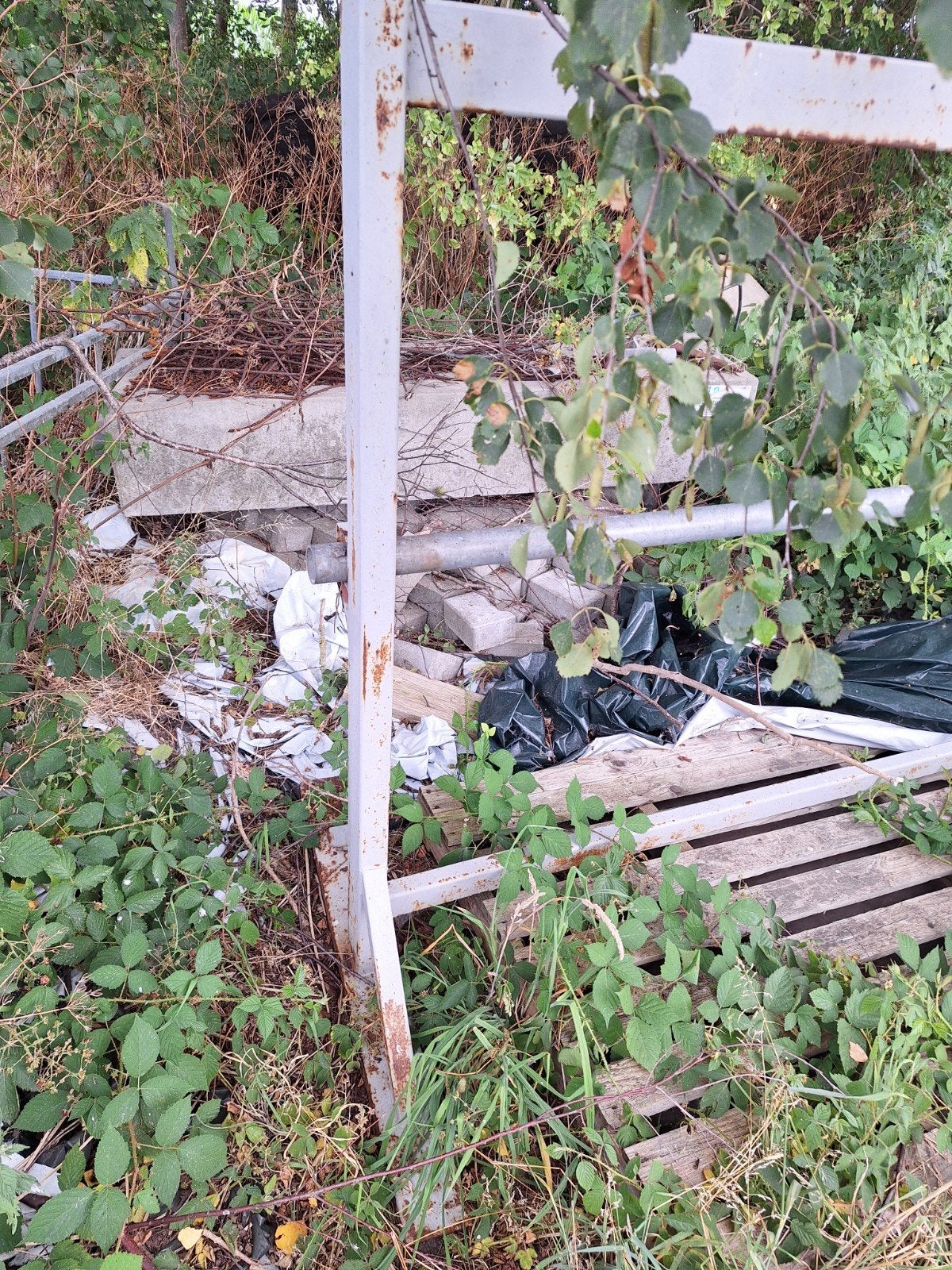 plastic afrolsysteem, Ophalen