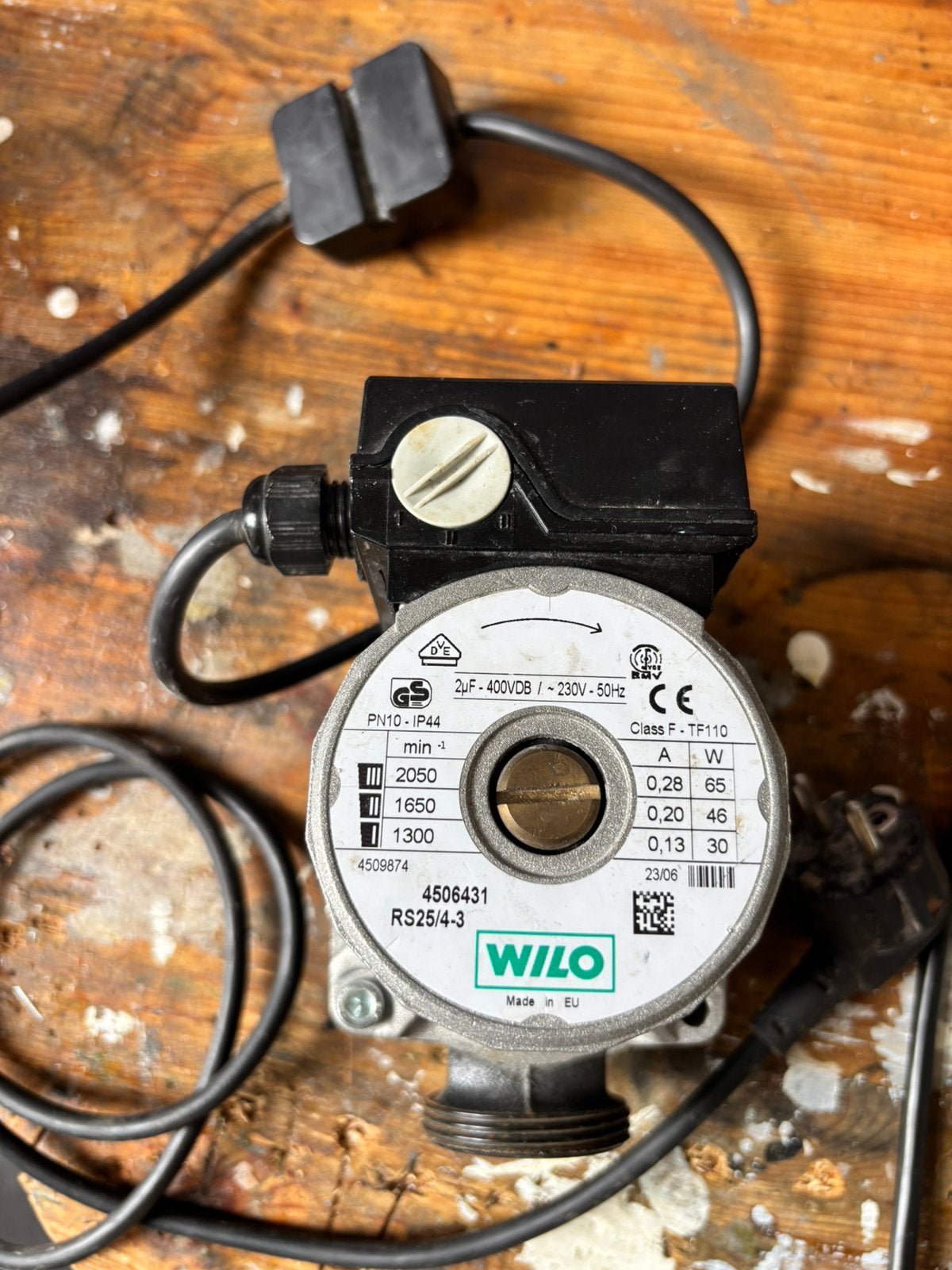 Wilo Star-RS 25/4-3 Circulatiepomp – 130 mm – Werkend!, Ophalen of Verzenden, Gebruikt