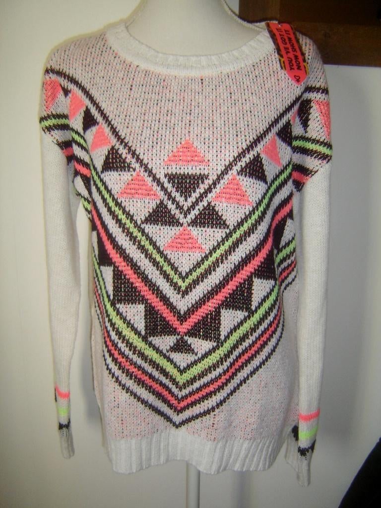 TRENDY trui crême met aztec print mt. XL - nieuw!!, Overige kleuren, Maat 46/48 (XL) of groter, Nieuw, Ophalen of Verzenden