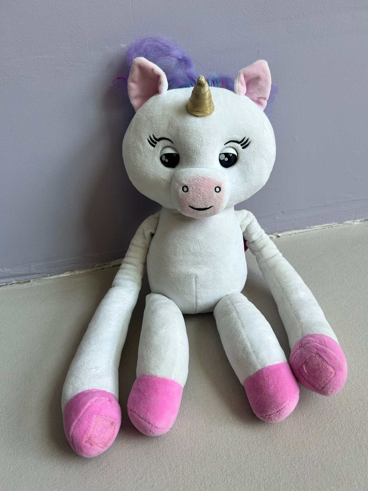 WowWee Fingerlings HUGS Eenhoorn - Interactieve Knuffel, Ophalen of Verzenden, Zo goed als nieuw, Middelgroot (20 tot 80 cm), Interactief