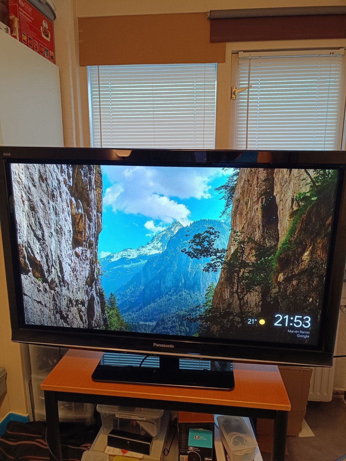 47 inch Panasonic Viera plasma tv met 2 hdmi poorten, Ophalen, Gebruikt, Tv en Weergevers