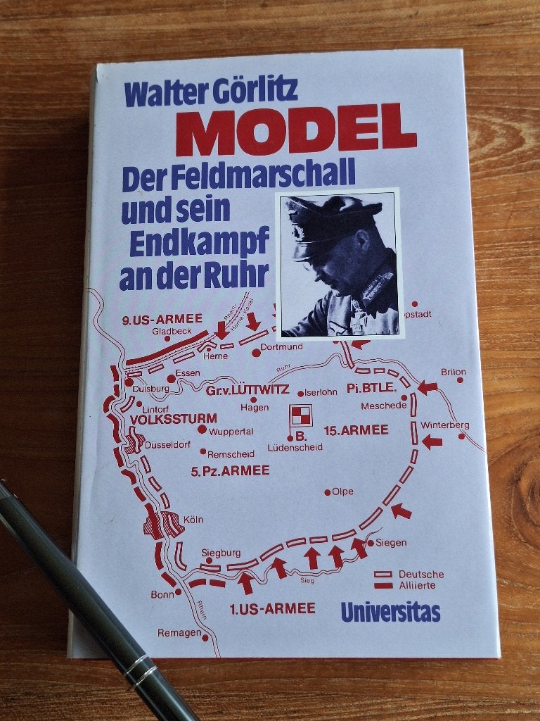 Model . Der Feldmarschall und sein Endkampf an der Ruhr, Ophalen of Verzenden, Tweede Wereldoorlog, Gelezen, Overige onderwerpen